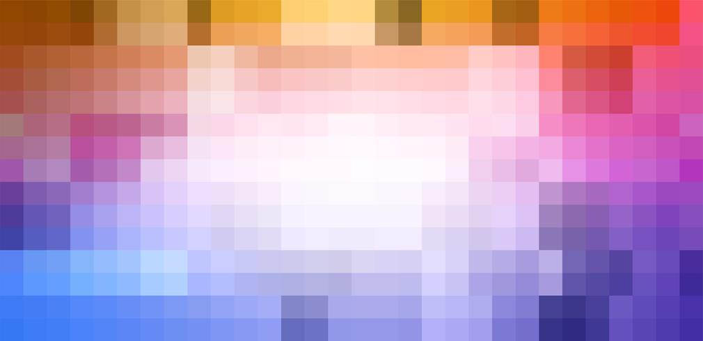 Fondo de color abstracto pixelado vector