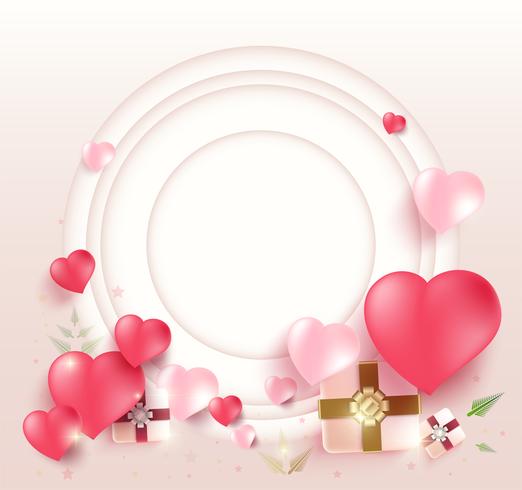 Valentines day Frame  vector