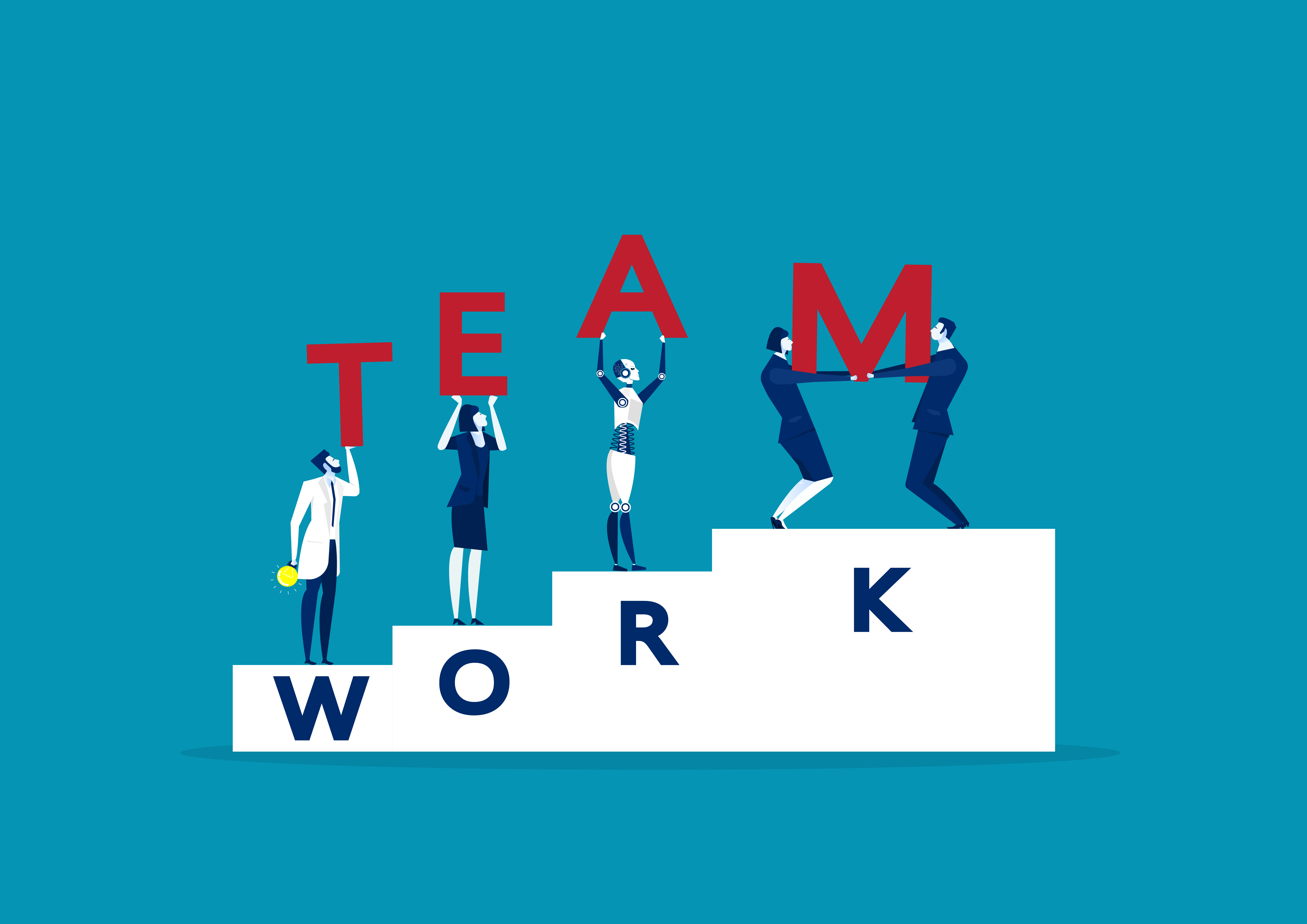 five businessmen holding teamwork word 675842 Vector Art at Vecteezy five businessmen holding teamwork word 675842 Vector Art at Vecteezy