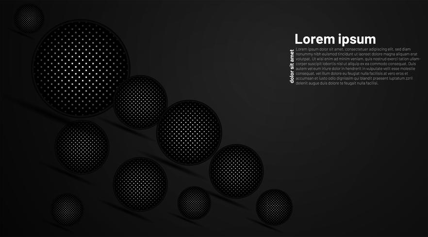 Circle abstract background vector