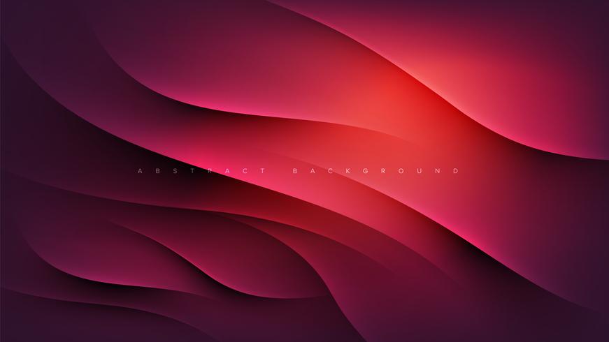 Pink Abstract Landing Page vector