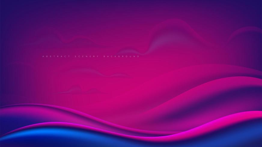 Abstract Scenery Template in Vector