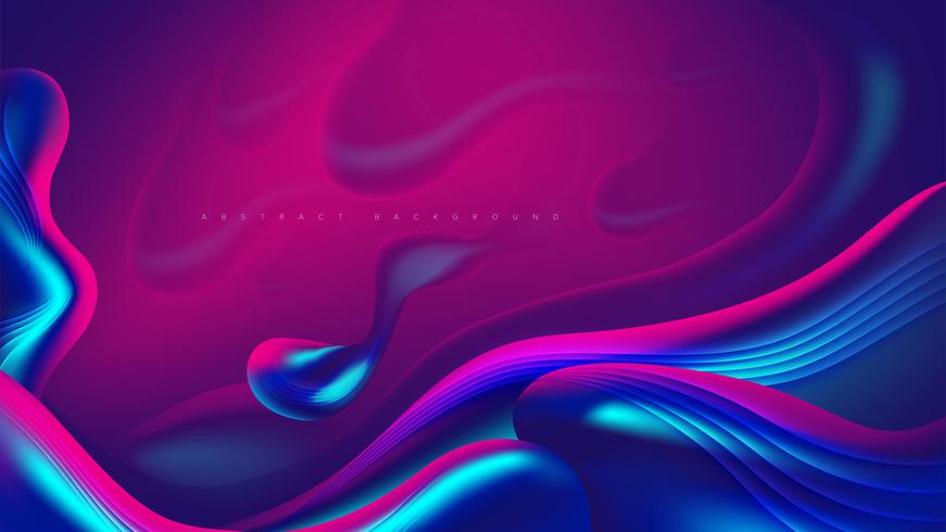 Abstract Liquid Background vector