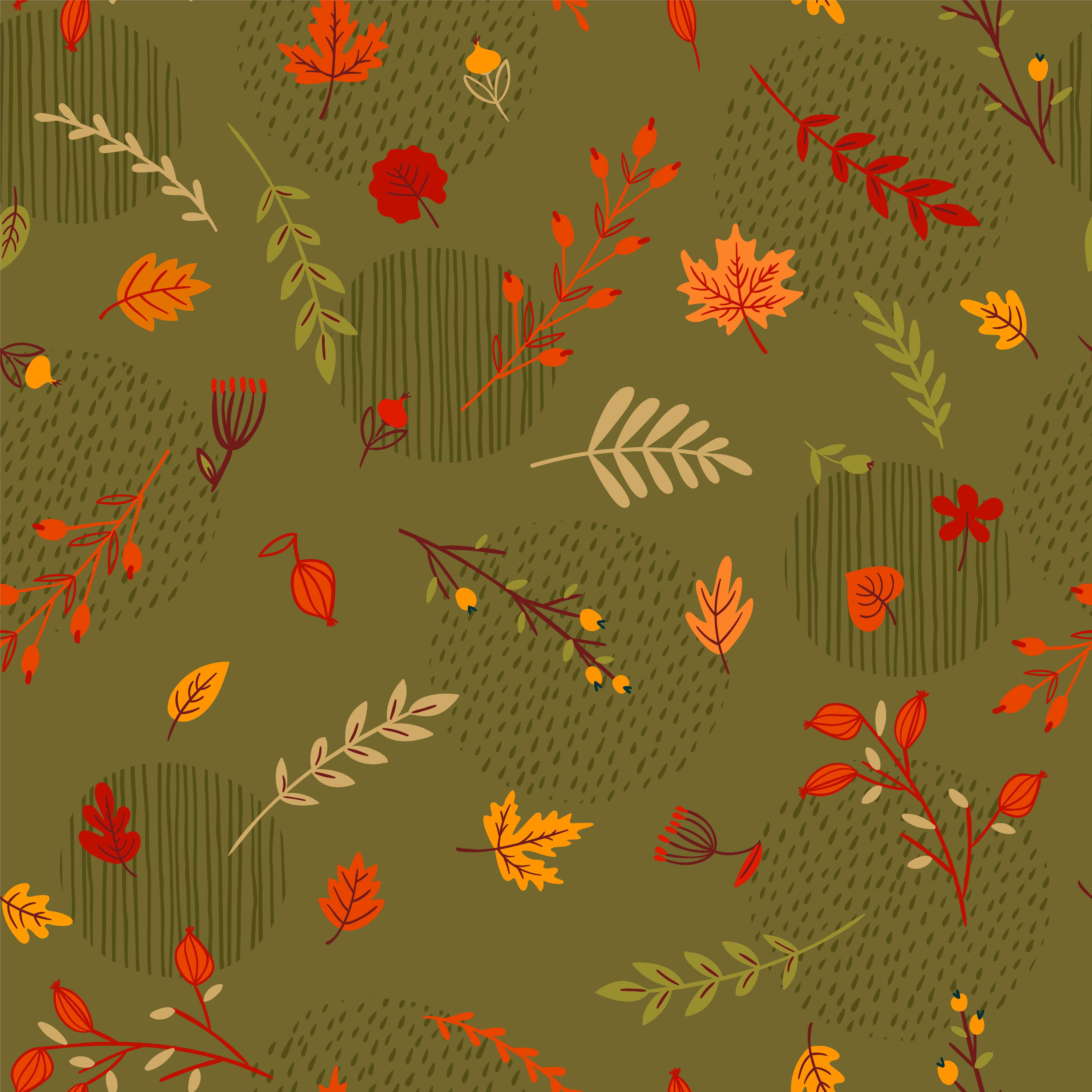 Abstract seamless autumn pattern 676441 Vector Art at Vecteezy