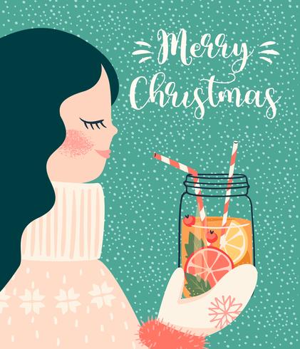 Merry Christmas Card vector