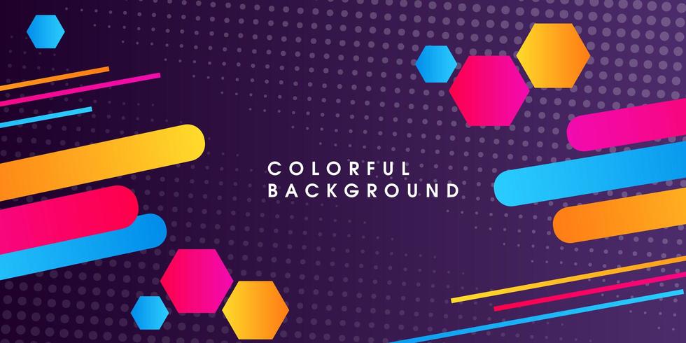 Colorful abstract geometrical background vector