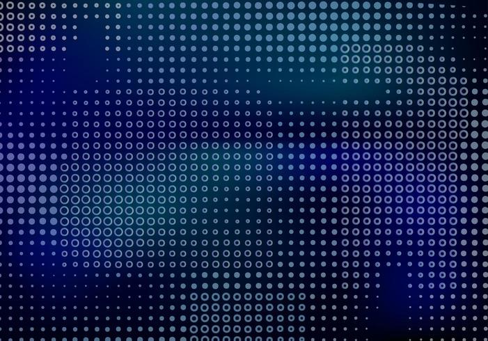 Abstract dark blue background with halftone design vector