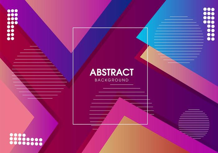 Abstract modern  geometrical vector