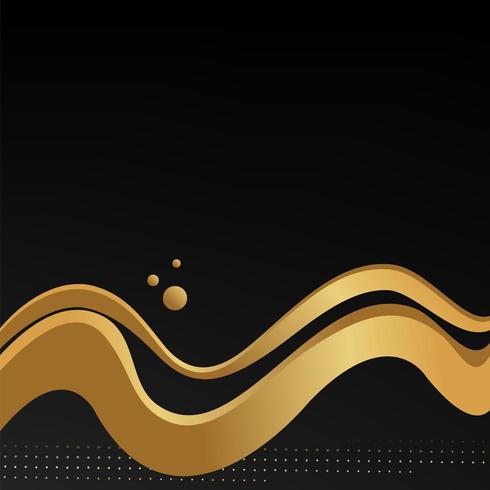 Fondo de elemento dorado vector