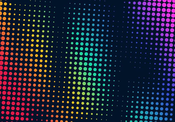 Abstract colorful halftone background vector
