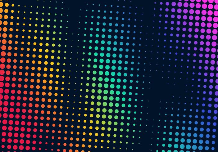 Abstract colorful halftone background vector