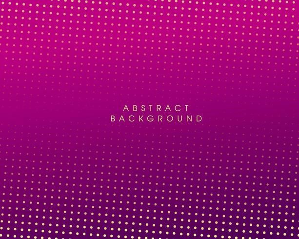 Purple background with gold halftone vector