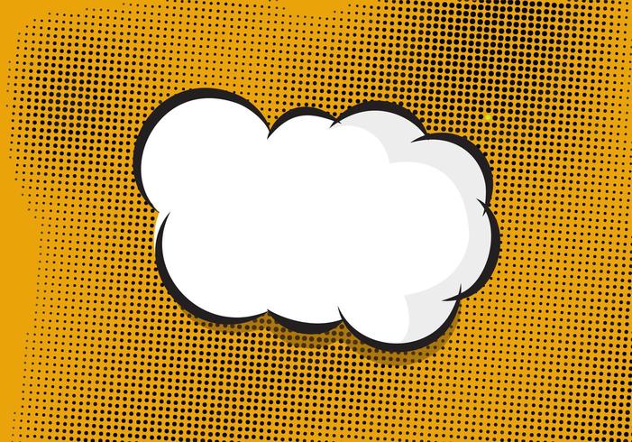 Abstract comic background with halftone  vector