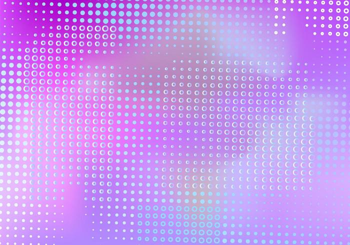 Purple mesh design with halftone digital dot  vector