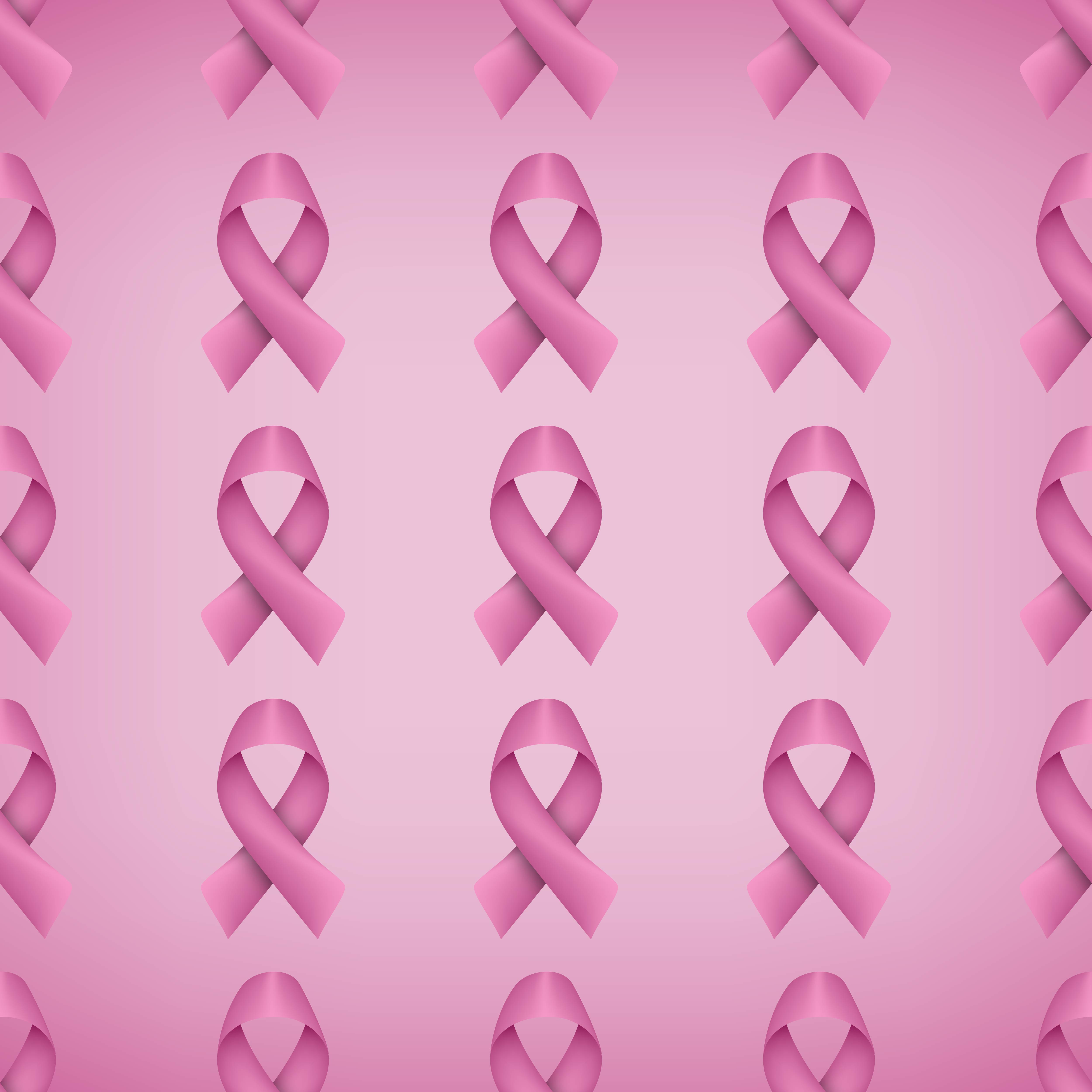 Breast Cancer Awareness Realistic Pink Ribbon Seamless Pattern 676949