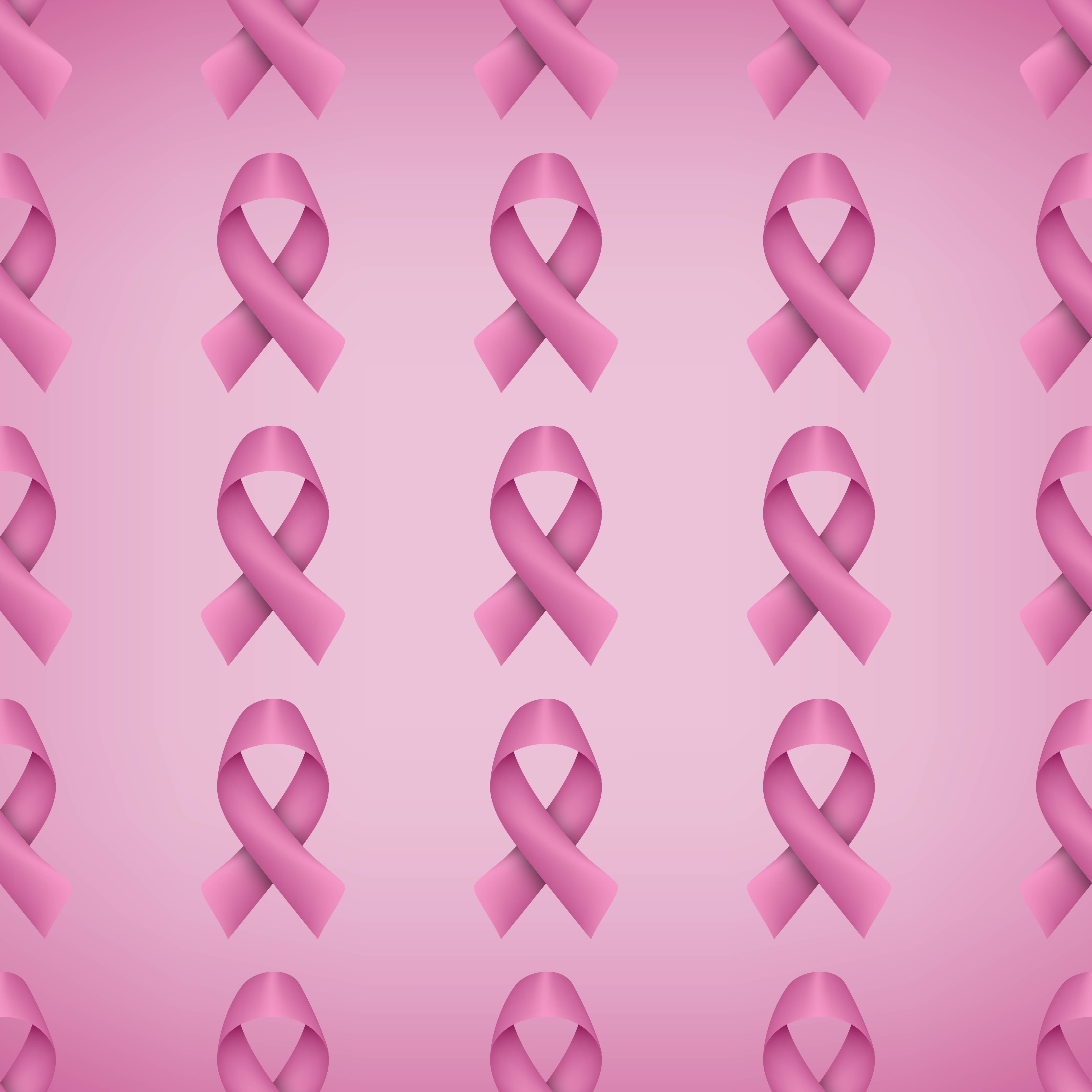 Breast Cancer Awareness Realistic Pink Ribbon Seamless Pattern 676949 