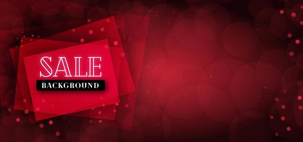 Red Sale Banner Background vector