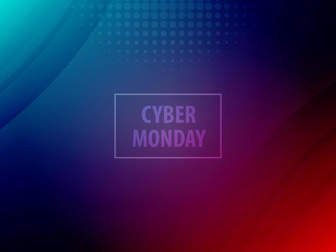 Modern explosion abstract banner. Cyber Monday vector