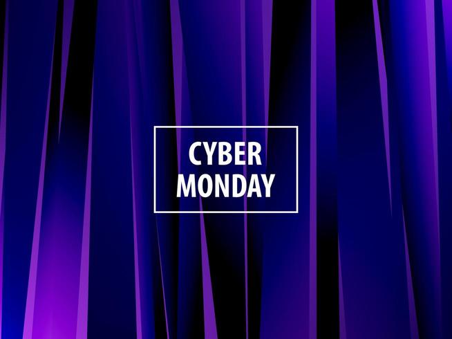 Modern explosion abstract banner. Cyber Monday. vector