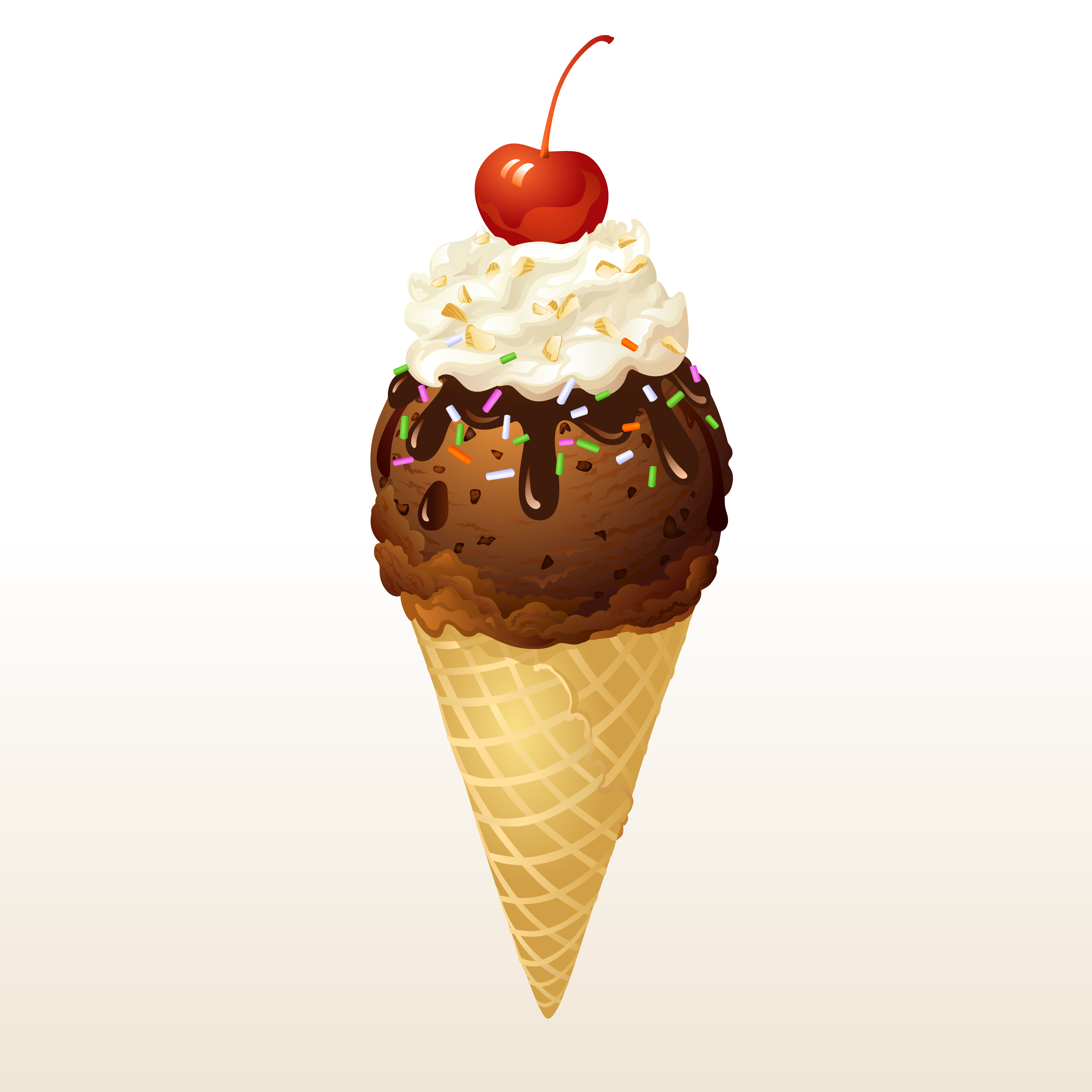Chocolate Ice cream cone 677110 Vector Art at Vecteezy