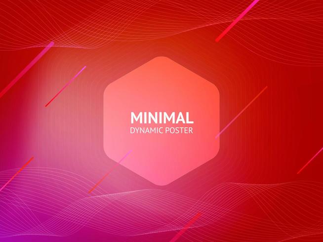 Dynamic colorful vibrant wave colorful background vector