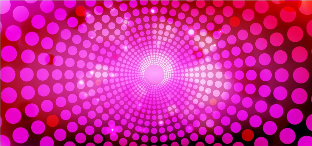 Pink Dots Abstract Background vector