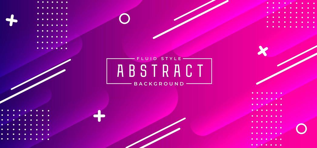 Purple and Pink Gradient Background With Geometric Shapes  vector