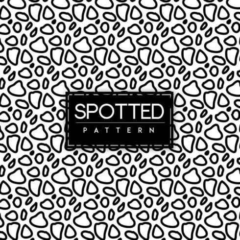 Black and White Spotted Seamless Pattern Background vector