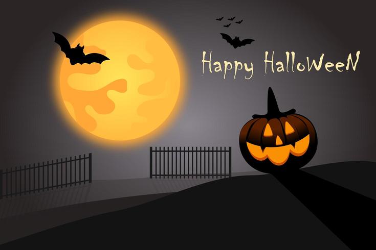 Happy Halloween Vector background 