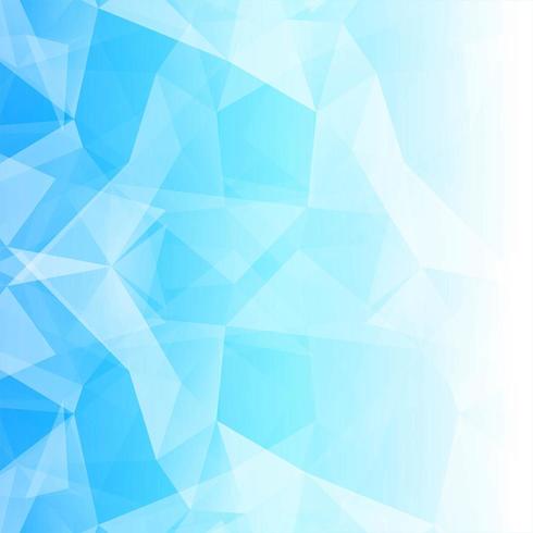 Modern blue polygon background vector