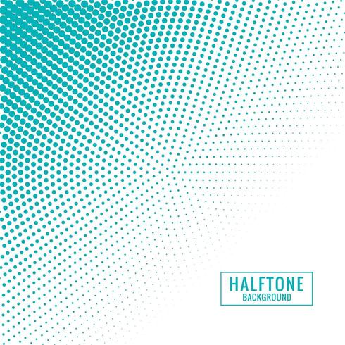 Abstract Teal Halftone Background  vector