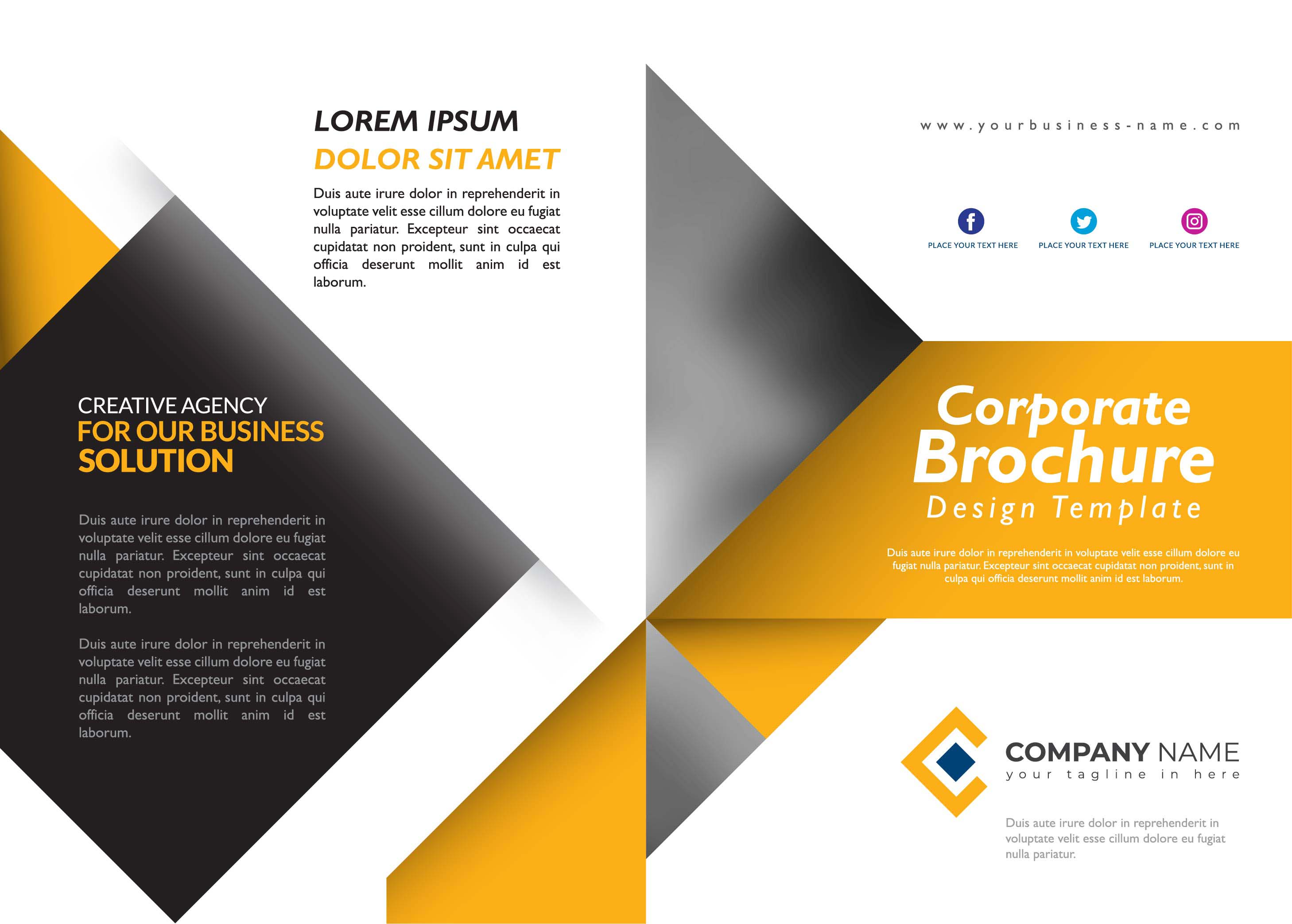 40+ Brochure Design Templates Free Download
