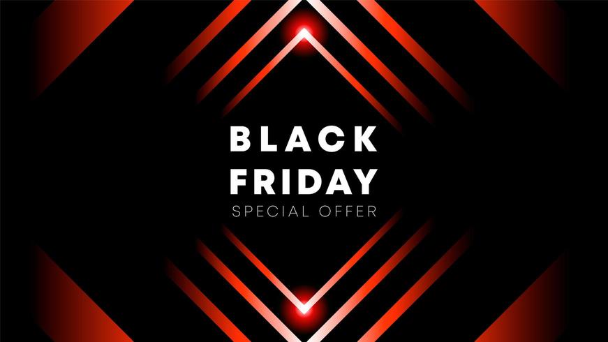 Black Friday wallpaper design vector