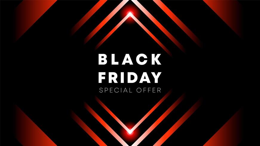 Black Friday wallpaper design vector