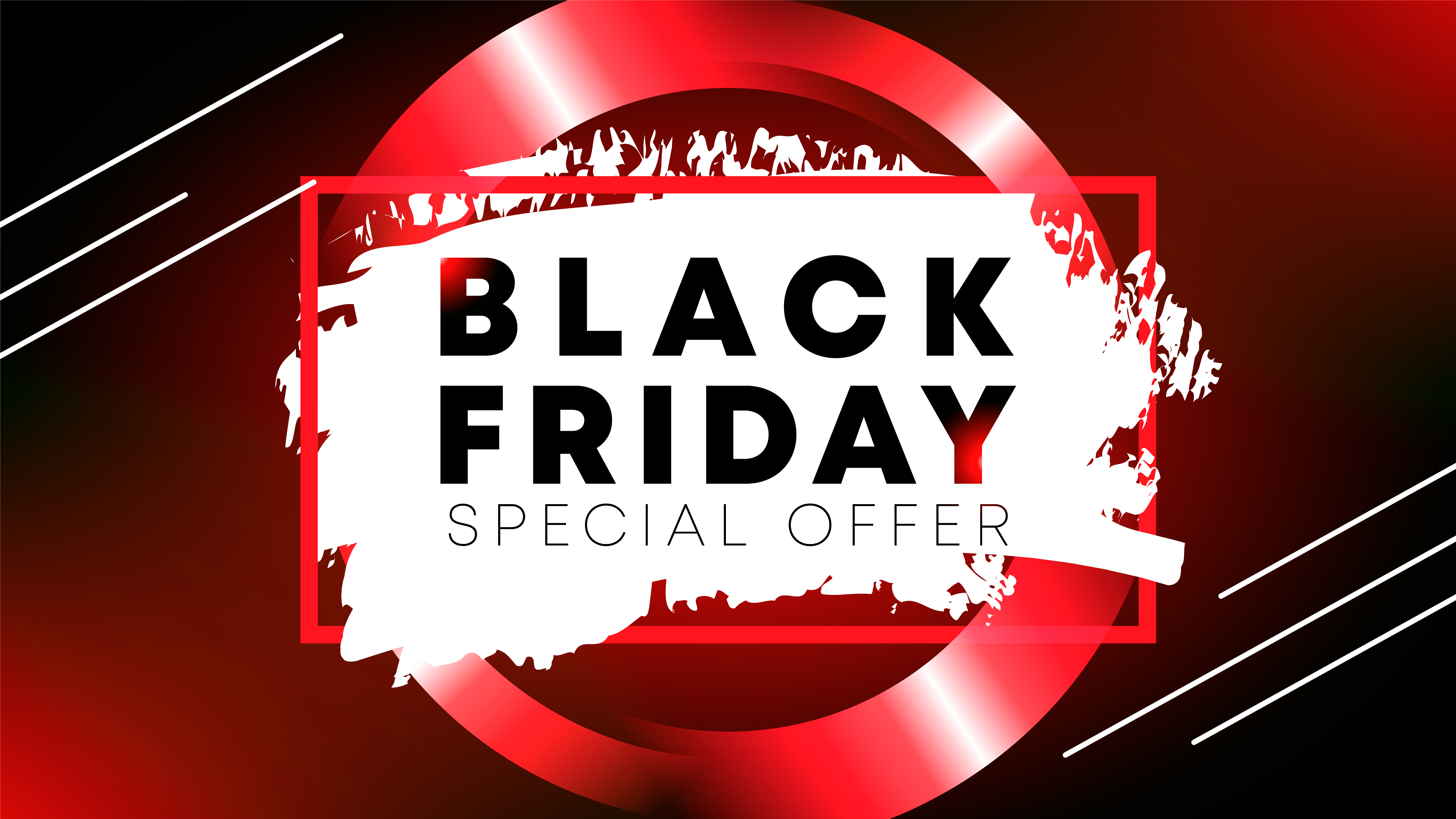 Black Friday Special Offer Banner Layout Design 677961 Vector Art At