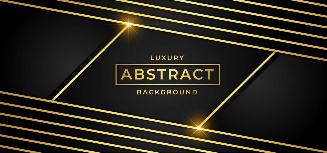 Luxury background with golden stripes vector