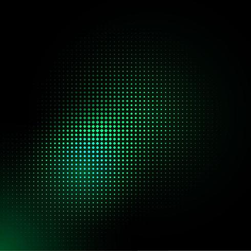 Fondo de puntos de semitono verde vector