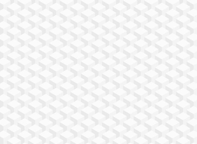 Abstract white gray geometric cube texture  vector