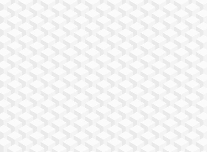 Abstract white gray geometric cube texture  vector