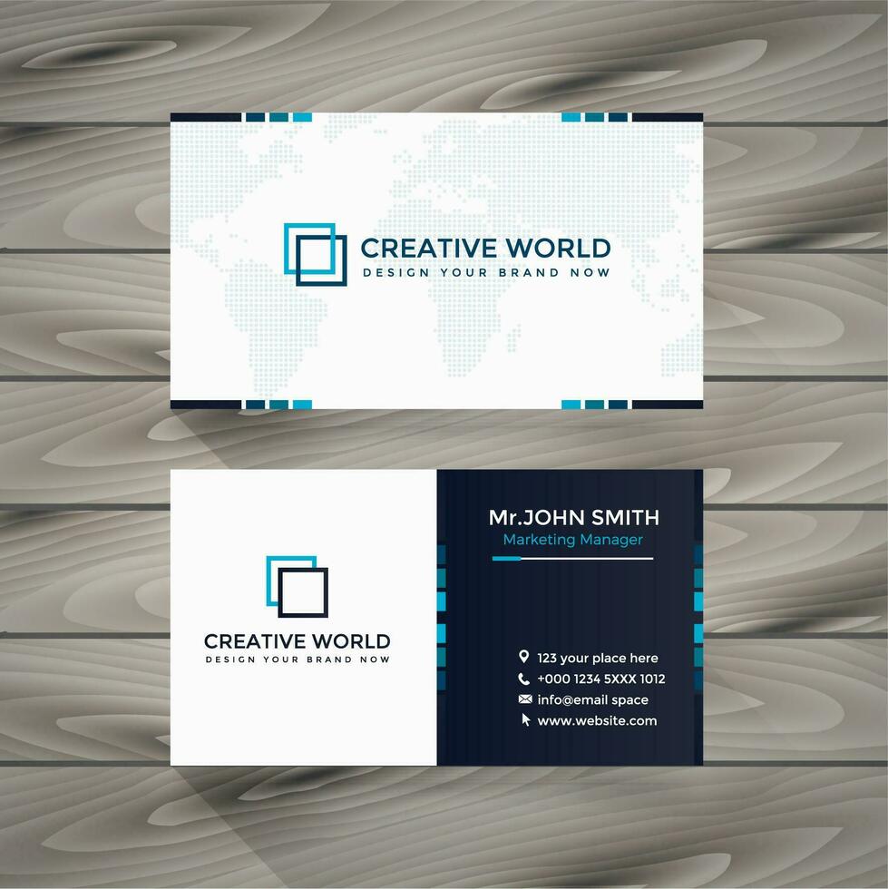 Business Card color Template set vector