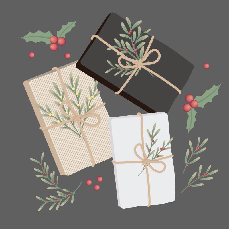 Set of Christmas Gifts 678491 Vector Art at Vecteezy