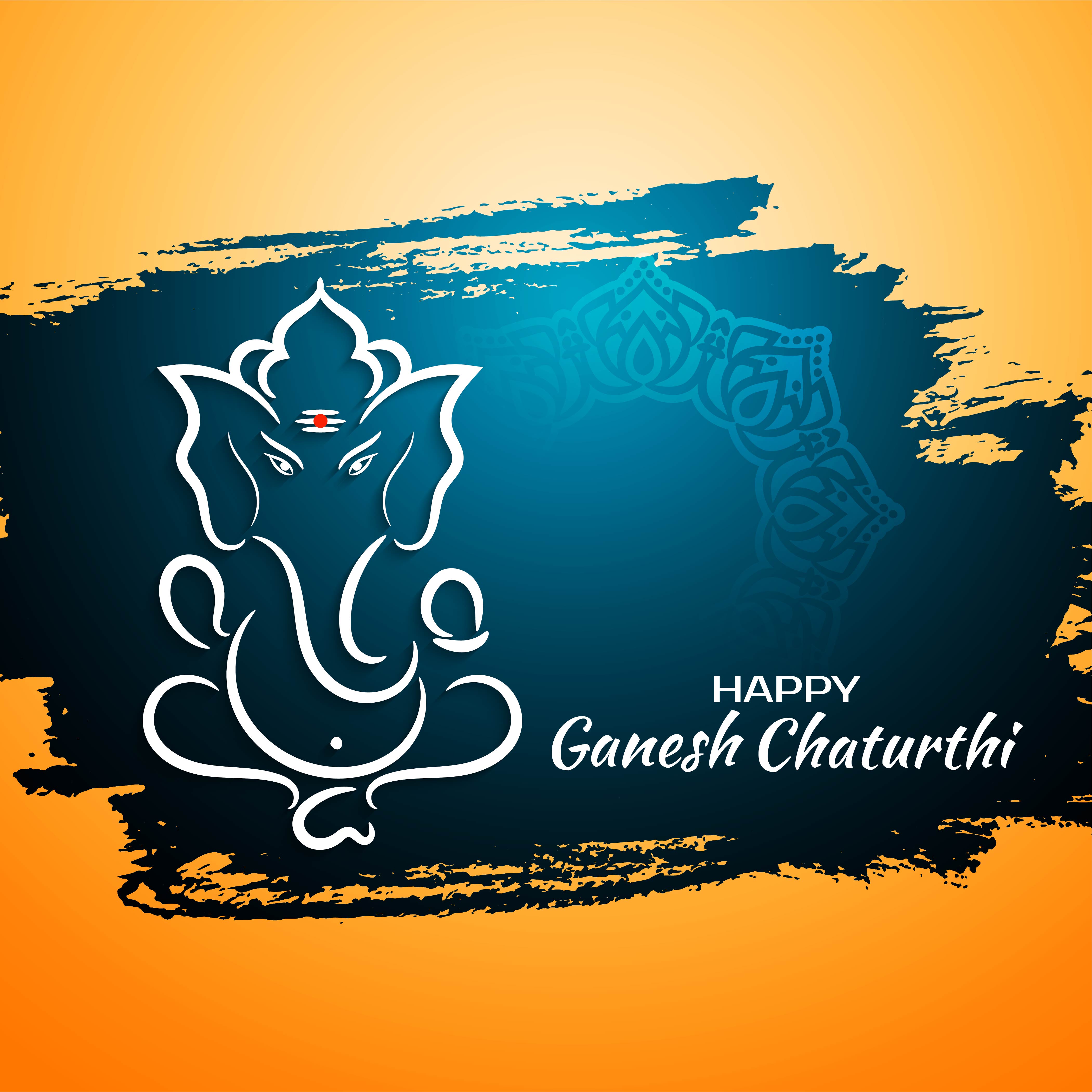 Abstract bright lord ganesha background 678608 Vector Art at Vecteezy