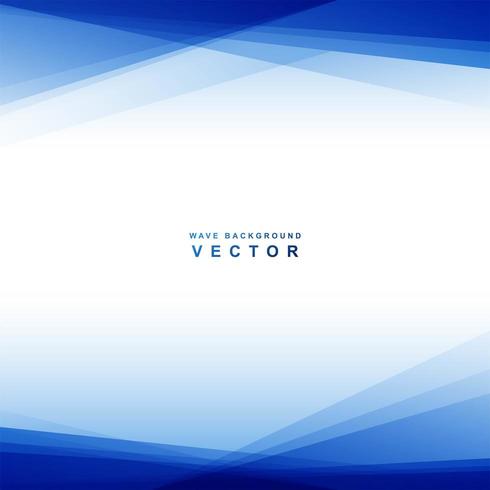 Blue dynamic curved lines vector