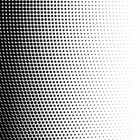 Black halftone pattern texture design vector