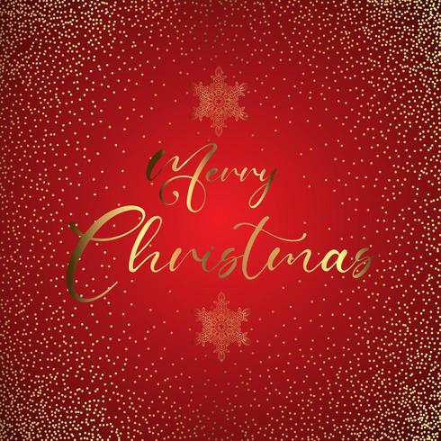 Merry Christmas Glittery background vector