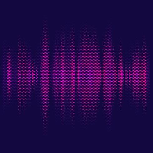 Halftone dots background vector