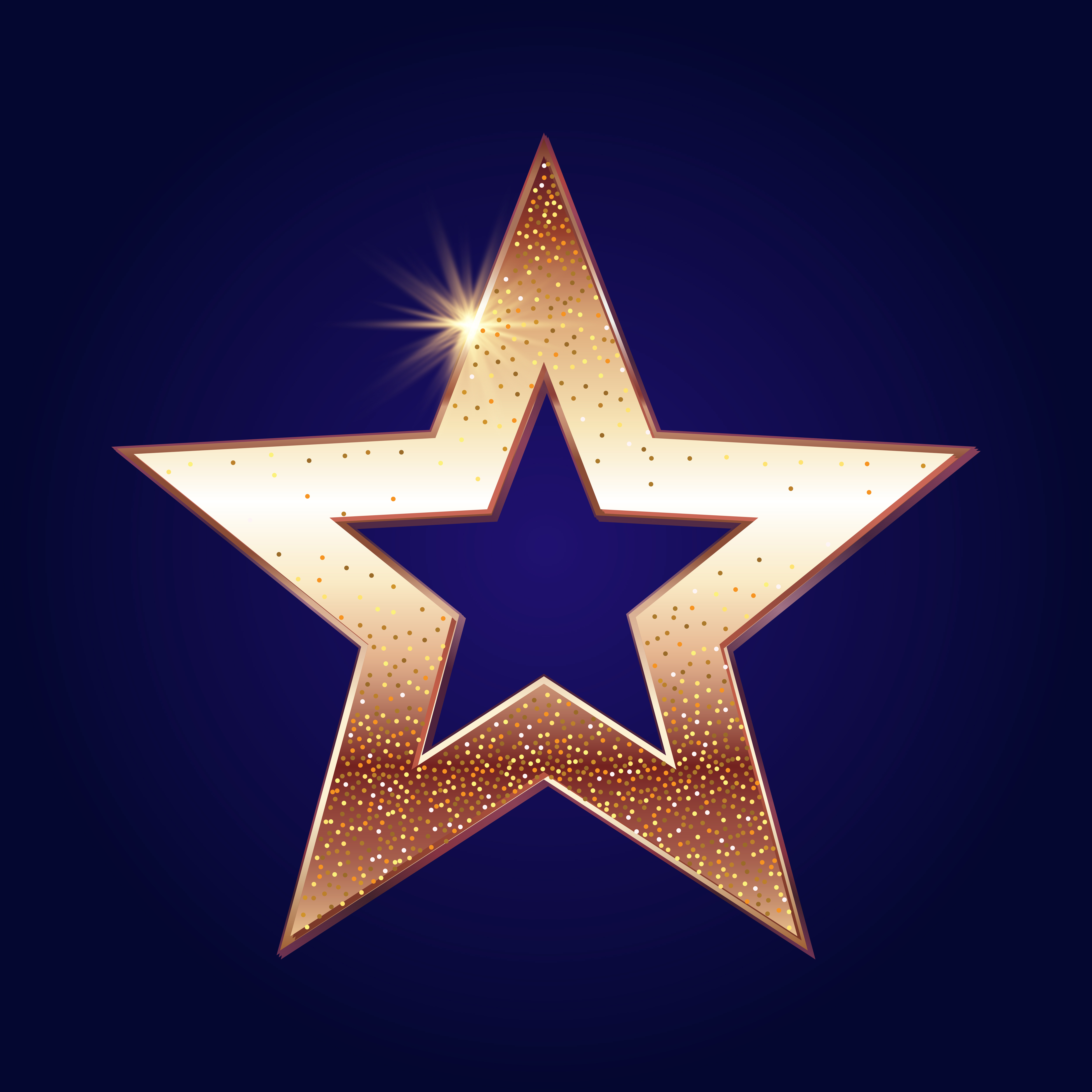 Fondo de estrellas doradas brillantes - Descargar Vectores ...