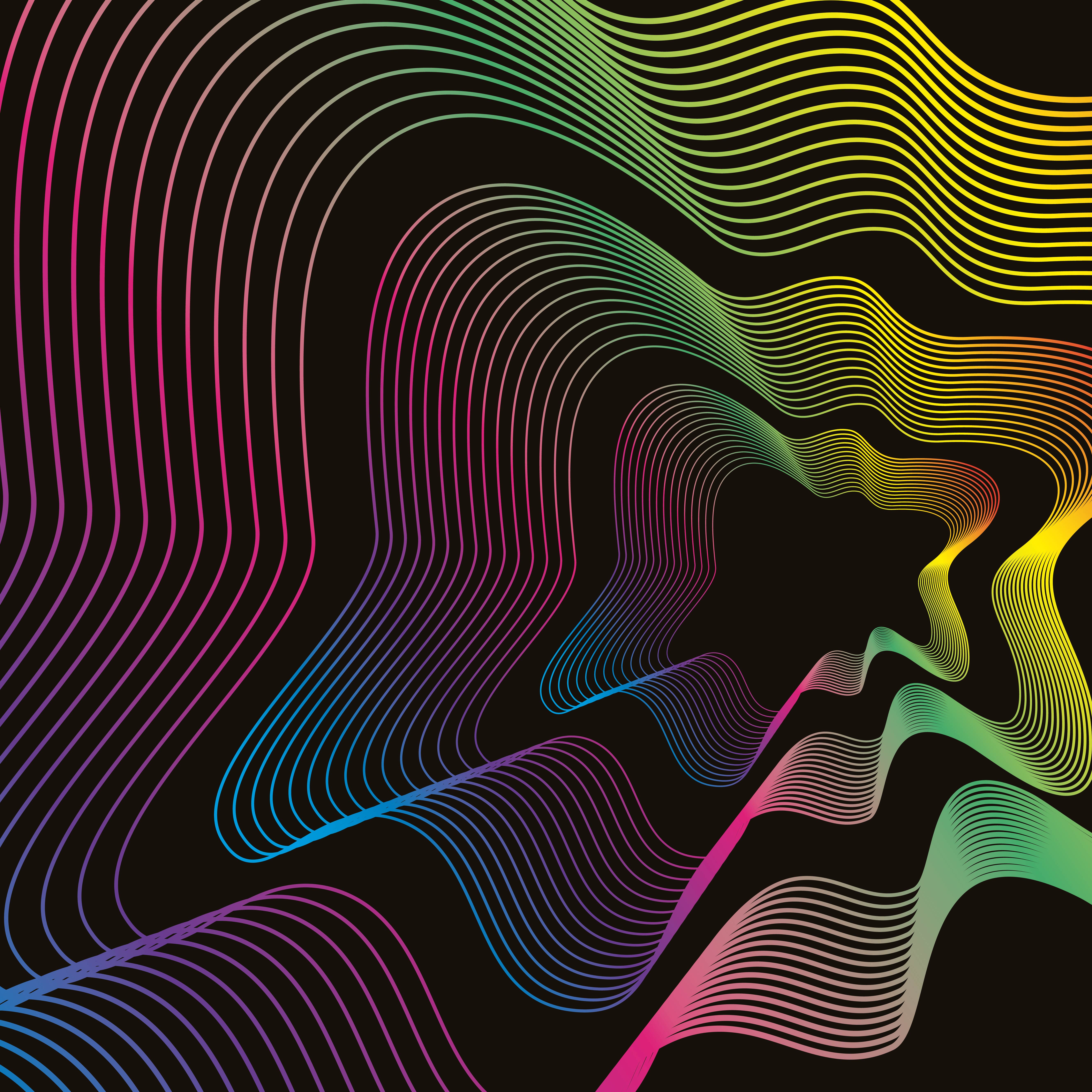 Fluid neon abstract  background Download Free Vectors 
