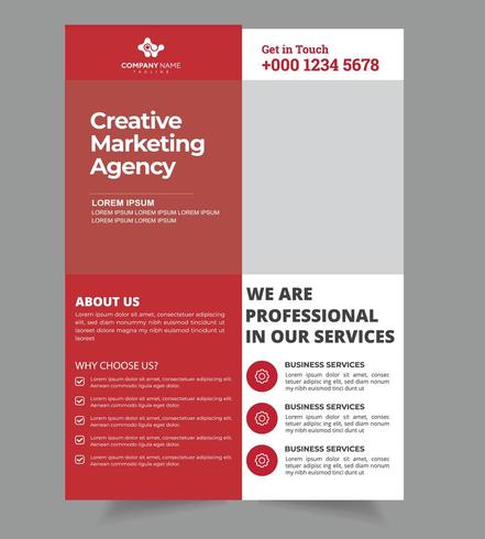 Creative Corporate Flyer Design vector