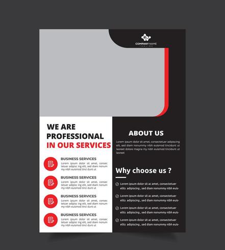 Professional Corporate Flyer Design vector